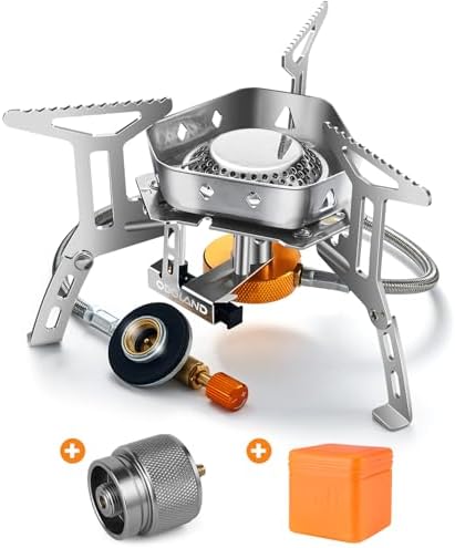 3500W Windproof Camp Stove Camping Gas Stove with Fuel Cani…