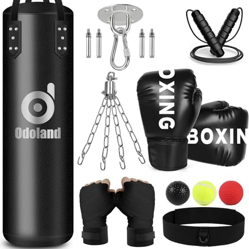 8-In-1 Punching Bag Unfilled Set for Adult Men and Women