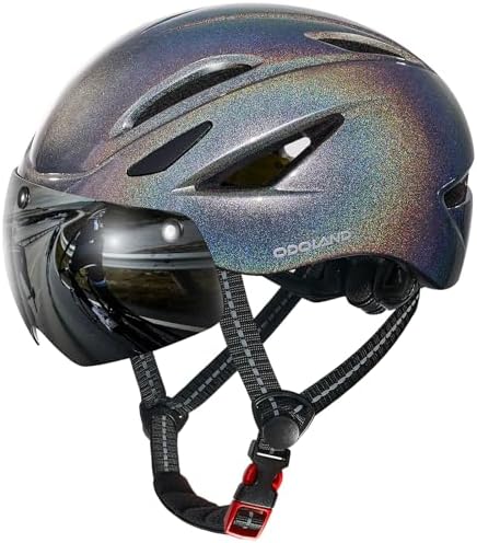 Adults Bike Helmet with Removable Magnetic Sun Visor