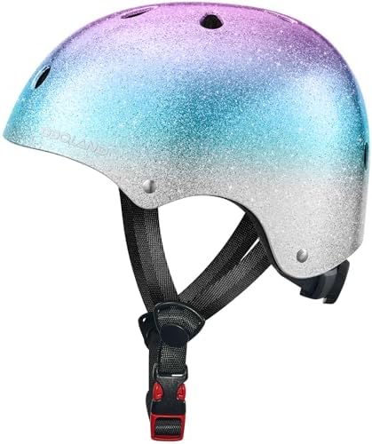 Kid's Bike Helmet Adjustable Fits 48-54cm for Boy & Girl Ag…