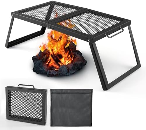 Portable Folding Charcoal Grills for Outdoor Cooking Bonfir…