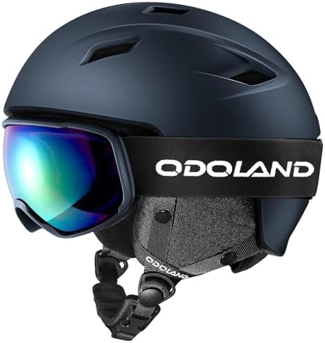 Ski Helmet and Goggles Set for Adults & Youth