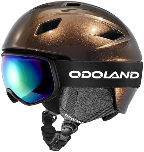 Ski Helmet and Goggles Set for Adults & Youth