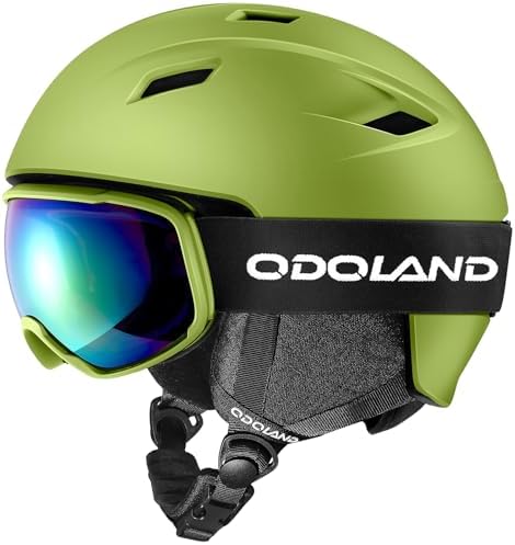 Ski Helmet and Goggles Set for Adults & Youth